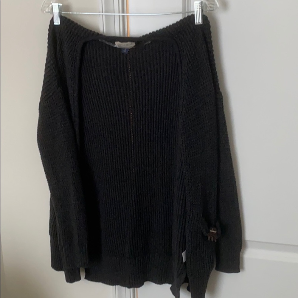 Black cardigan